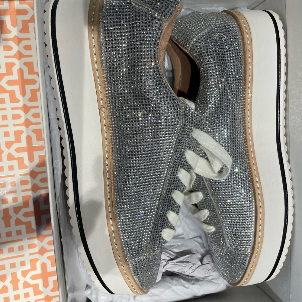 Rhinestone Chelsea and Violet sneakers